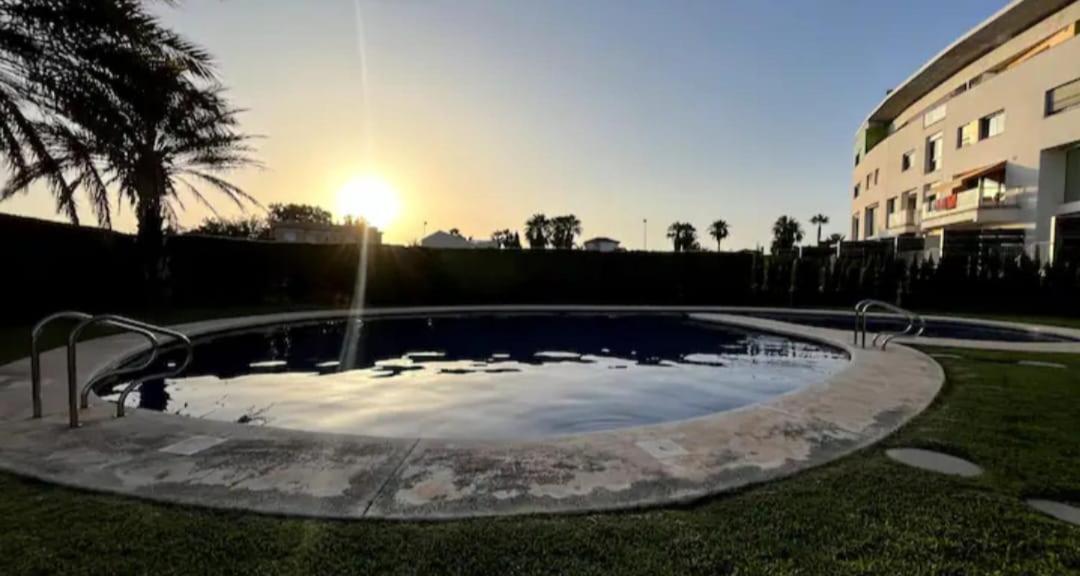 Apartamento Paz Con Terraza Y Vistas Al Mar Oliva Exterior photo